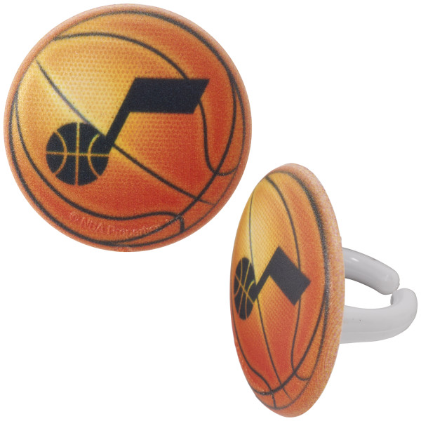 NBA Team Basketball Cupcake Rings