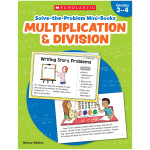 Scholastic Teaching Solutions Solve-the-Problem Mini Books: Multiplication & Division SC-736592