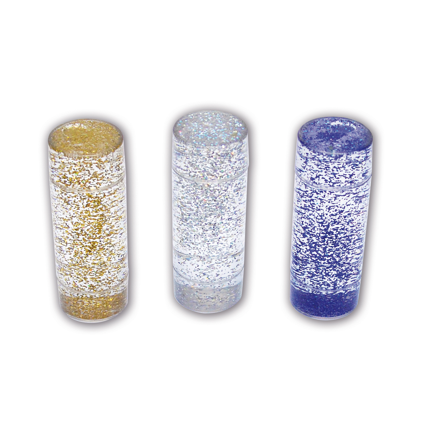 TickiT Sensory Glitter Storm - Set of 3 - Blue, Silver, Gold image number null