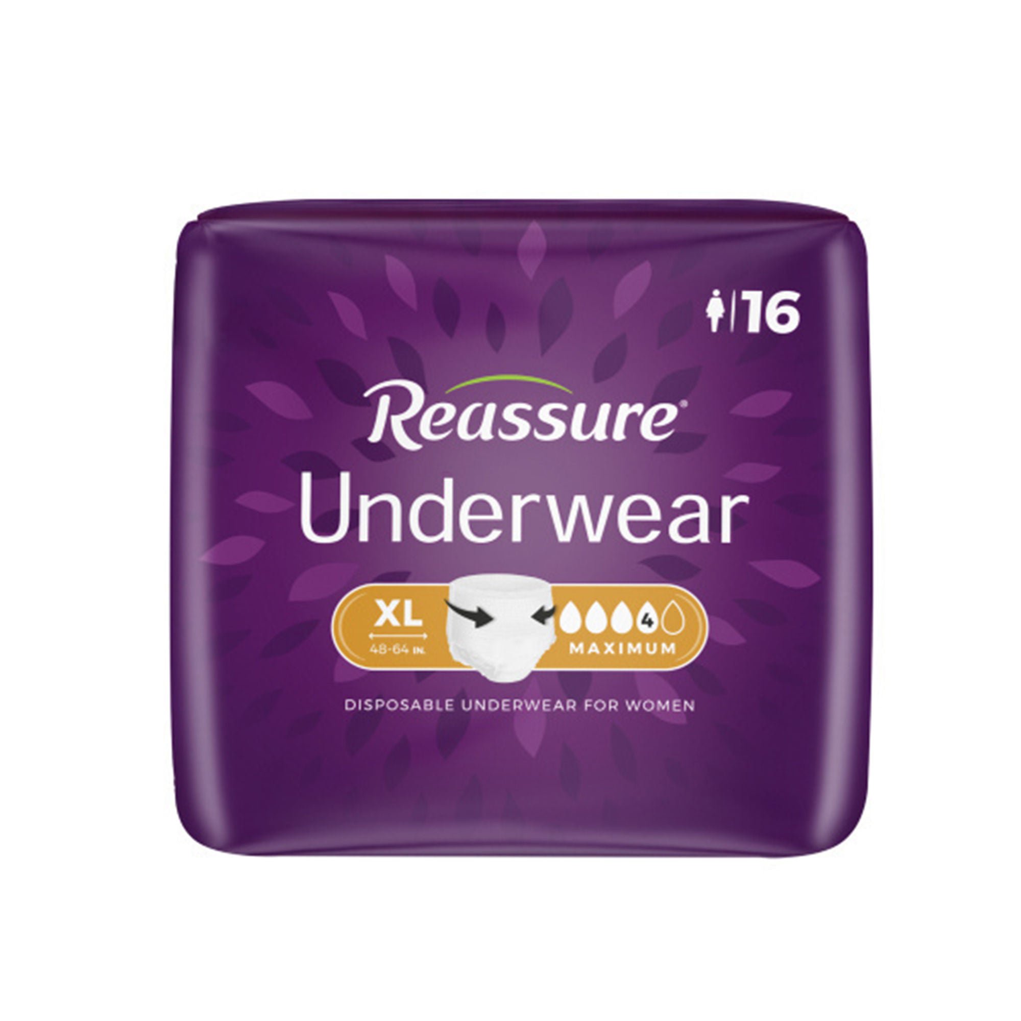 Reassure® Maximum Underwear for Women, Incontinence, Extra Large