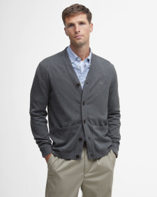 Cardigan con scollo a V in cotone Pima 