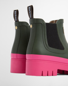 Tronchetti di gomma Halton Olive/Fuchsia