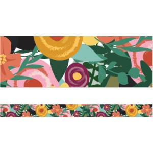 Grow Together Floral Garden Straight Borders, 36 Feet