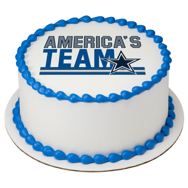 NFL Dallas Cowboys America's Team PhotoCake® Edible Image®