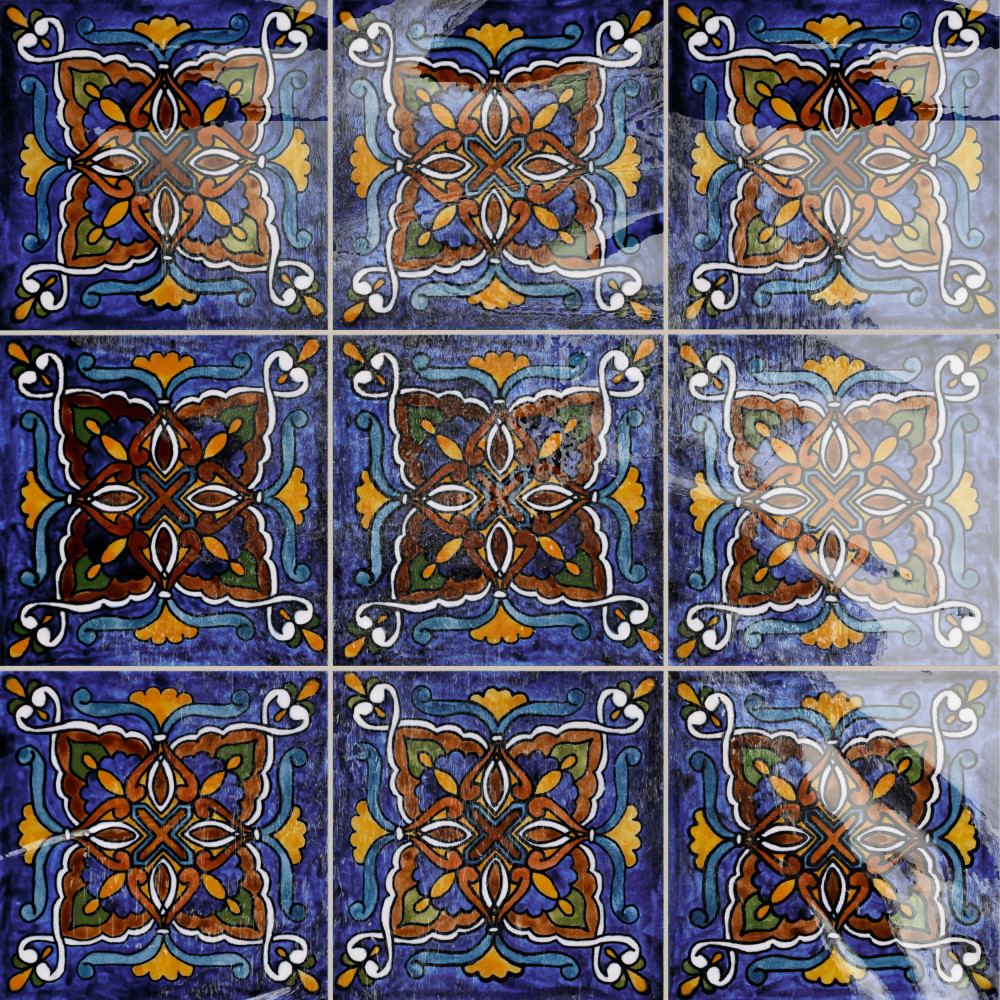 Provincial Deco Prado 6 in. x 6 in. Porcelain Wall Tile