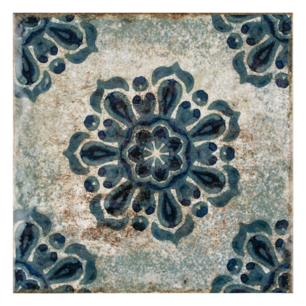 Livorno Decor Vechio 7-7/8 in. x 7-7/8 in. Ceramic Wall Tile