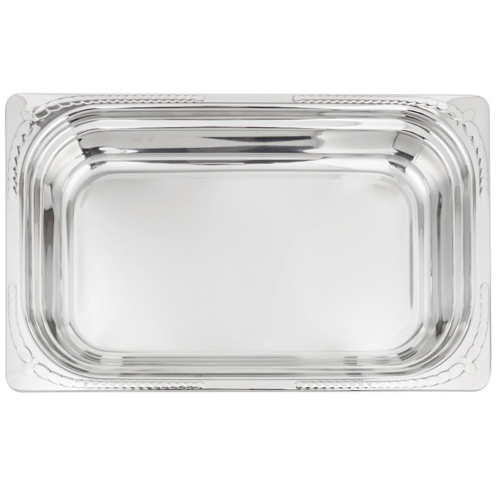 Full-size 2 ½-inch-deep Miramar® stainless steel decorative pan