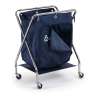 Geerpres, Replacement vinyl bag with front C-Zipper for Collector Cart, Blue
