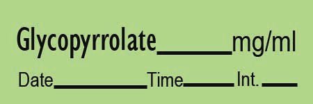 PDC Healthcare LABEL, GLYCOPYRROLATE GRN (333/RL) PROFTP
