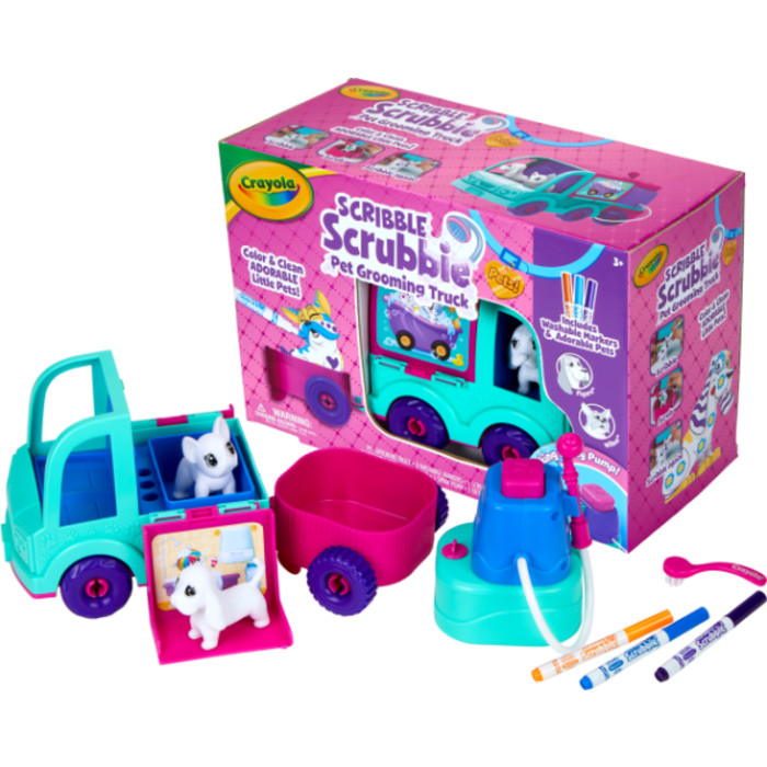 Scribble Scrubbie&reg; Pets! Pet Grooming Truck
