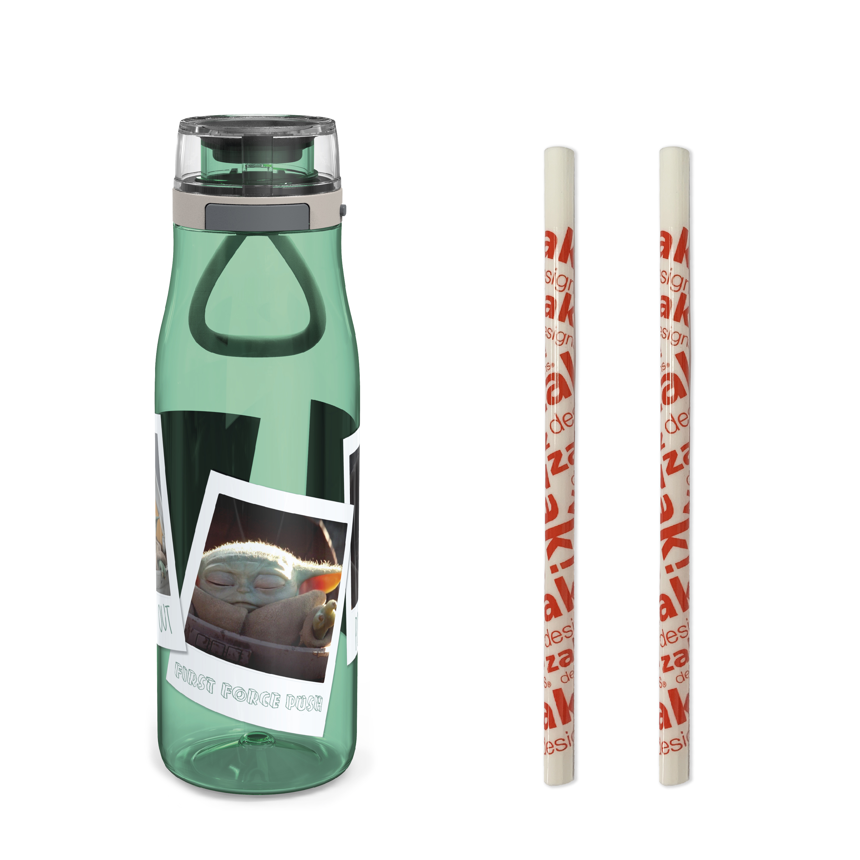 Star Wars: The Mandalorian 25 ounce Water Bottle, The Child, 3-piece set slideshow image 2 Star Wars: The Mandalorian 25 ounce Water Bottle, The Child, 3-piece set slideshow image 2
