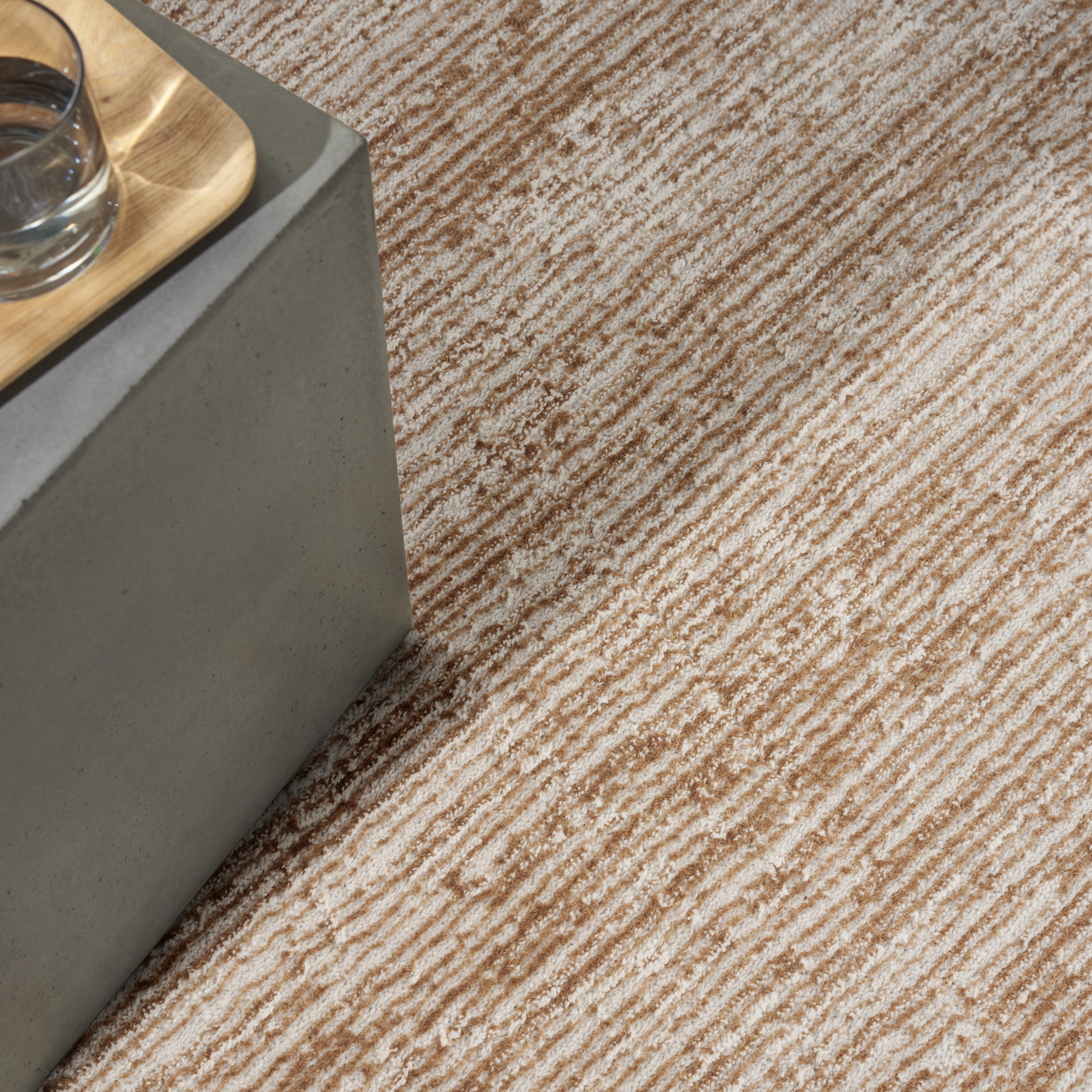 Calvin Klein CK024 Irradiant 7'10" x 9'10" Rose Gold Modern Indoor Rug