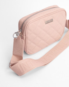 Sloane Quilted Crossbody Bag Pale Mauve