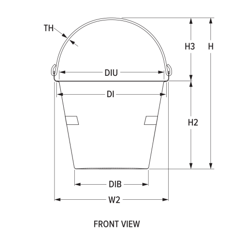 Engineering front view