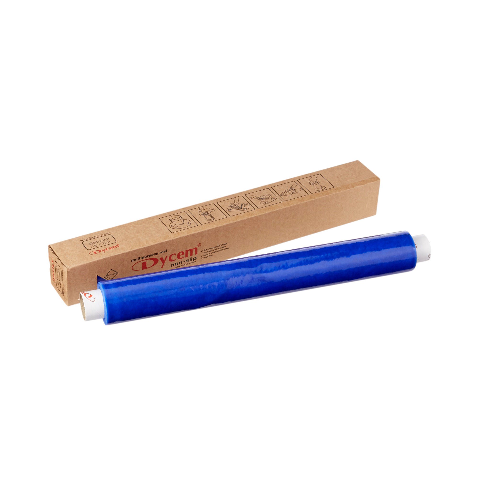 Dycem® Nonslip Material Roll, Blue, 16 Inch x 6.5 Foot
