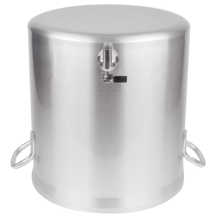 40-quart Wear-Ever® Classic Select™ heavy-duty aluminum stockpot with faucet