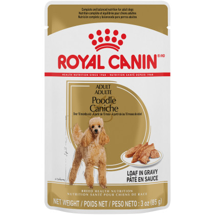 Royal Canin Breed Health Nutrition Poodle Loaf In Gravy Pouch Dog Food