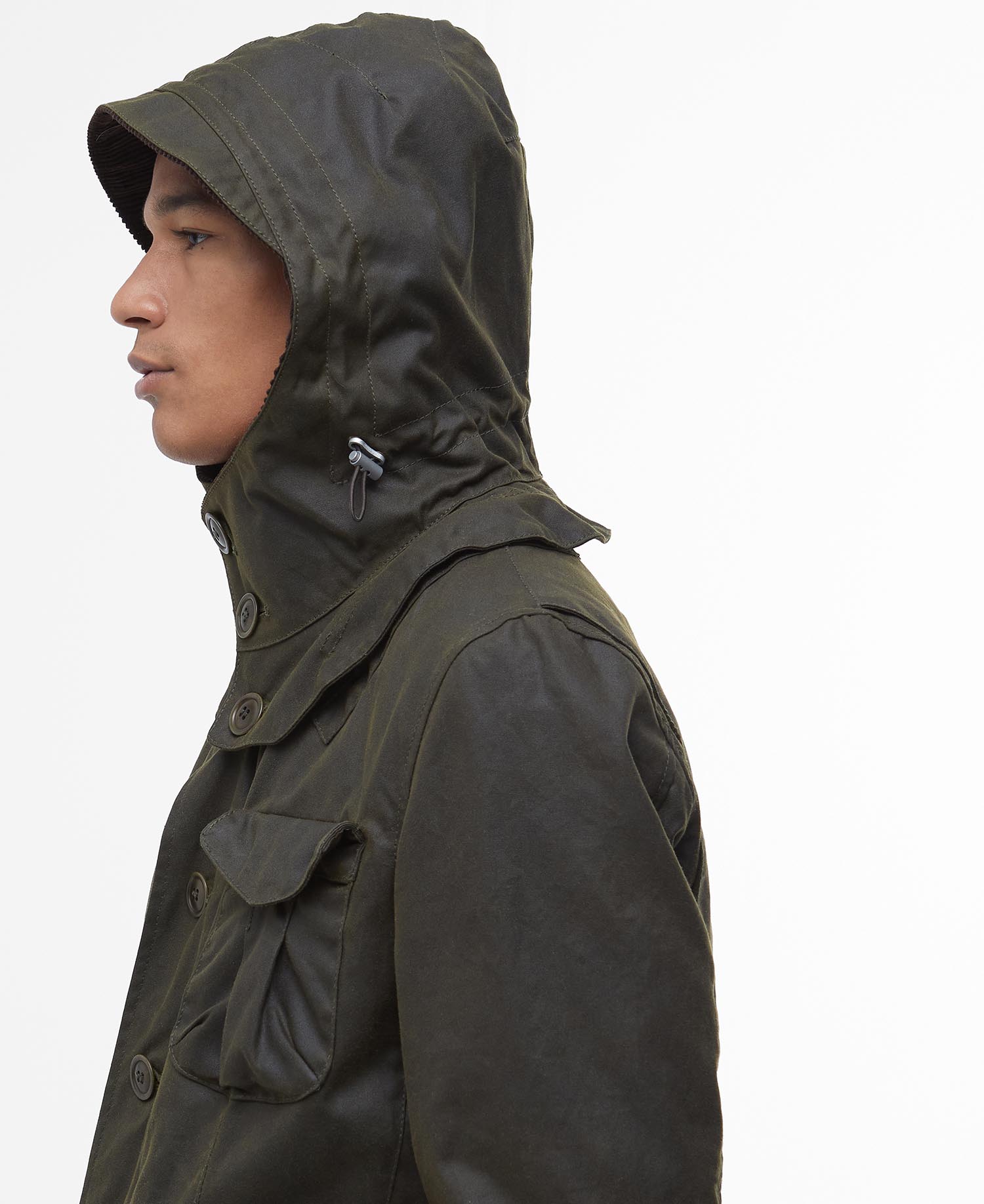 Barbour x TO KI TO gewachste Fahrerjacke image number 4