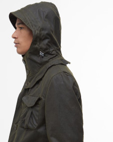Barbour x TO KI TO gewachste Fahrerjacke 