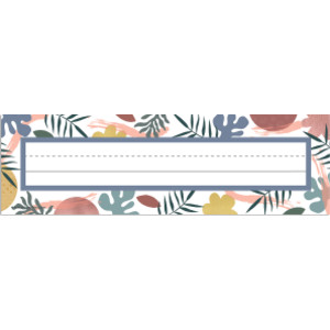 Wonderfully Wild Flat Name Plates, 3-1/2" x 11-1/2", Pack of 36