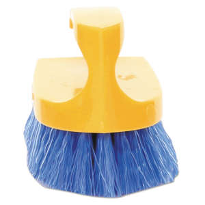 Rubbermaid Commercial, 6in, Iron Handle Scrub Brush, Polypropylene Bristles, Cobalt