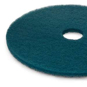 Hillyard, Trident Burnishing Round Floor Pad, 27", Aqua