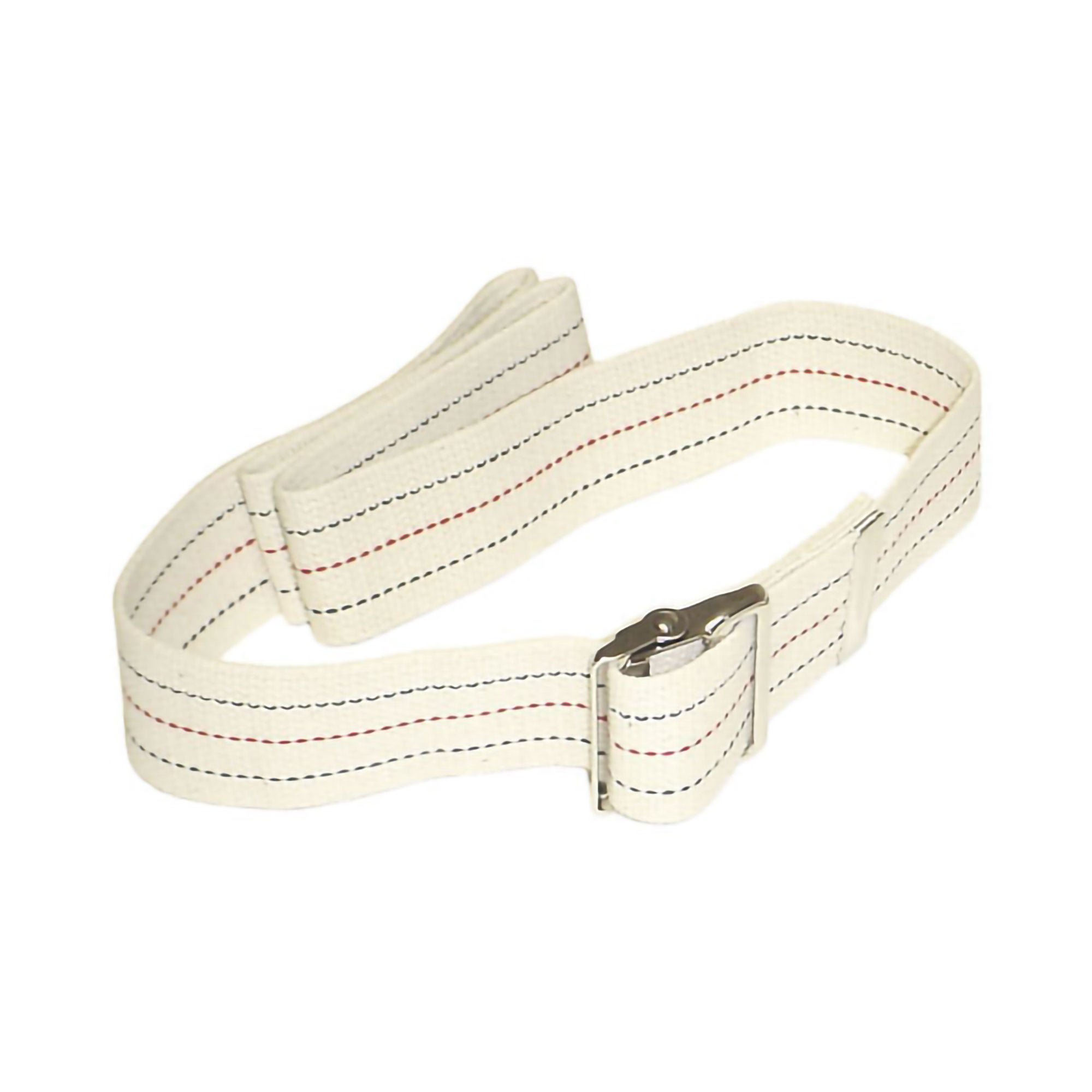 Maddak Pinstripe Gait Belt with Chromium Buckle, 48-Inch Length