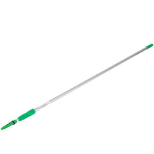 Unger, OptiLoc™ 3-section Poles, Extension Handle, 216", Aluminum, Silver