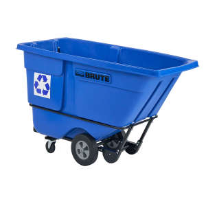 Rubbermaid Commercial, BRUTE® Standard Duty, Tilt Truck, 27 cu ft, Blue