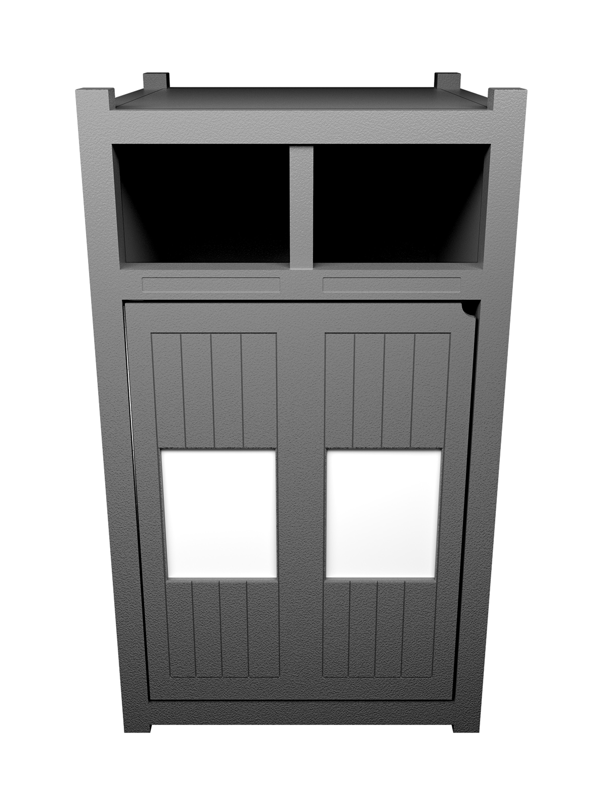 Busch Systems Aspyre Collection Vision XL Series 2 in 1 in grey with door signs