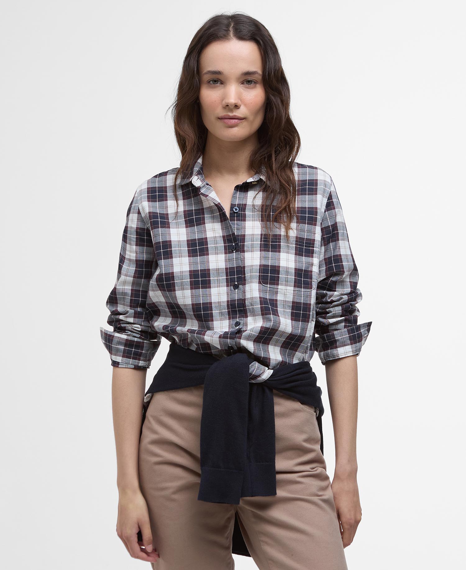 Camicia Edda a maniche lunghe dalla vestibilità leggermente aderente image number 0