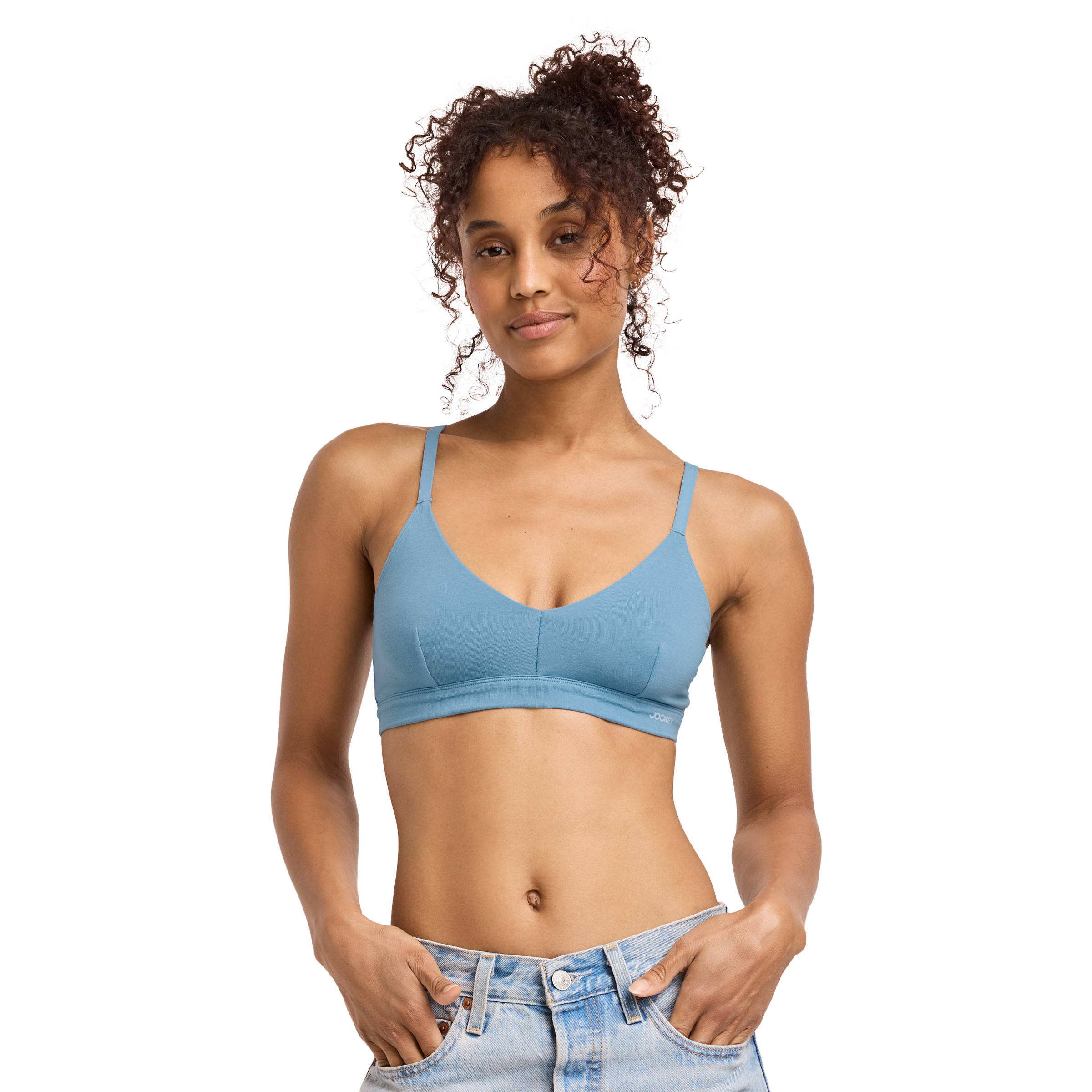 Jockey Women's Organic Cotton Stretch Triangle Bralette - Picture 15 of 47