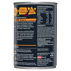  Heinz Beanz Creationz® Medium Salsa Chilli Beanz 420g 