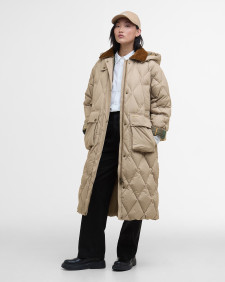 Longline Yasmin Down Puffer Jacket Light Trench