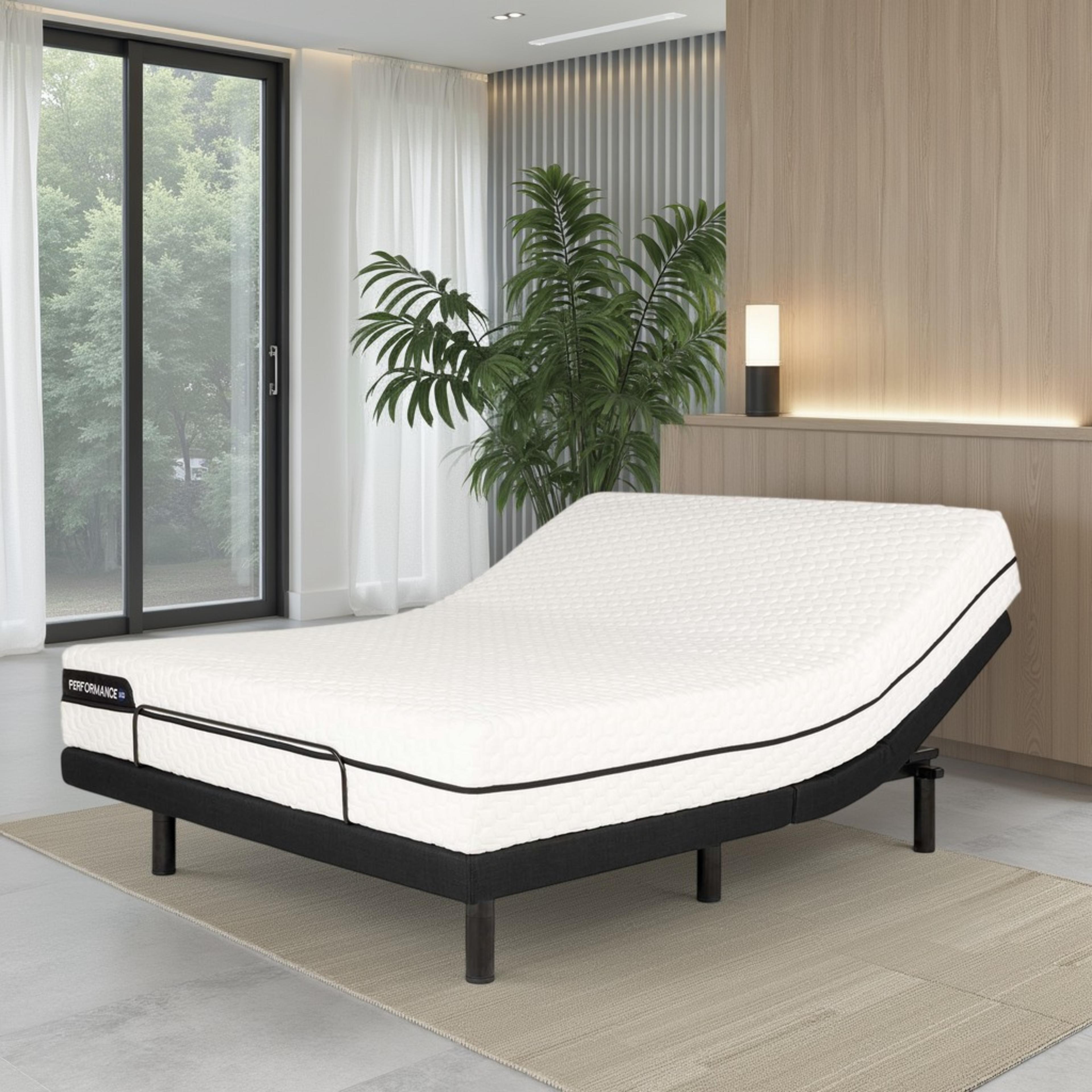 Lifestyle image of the  Iadjust Silver Adjustable Base from Forty Winks