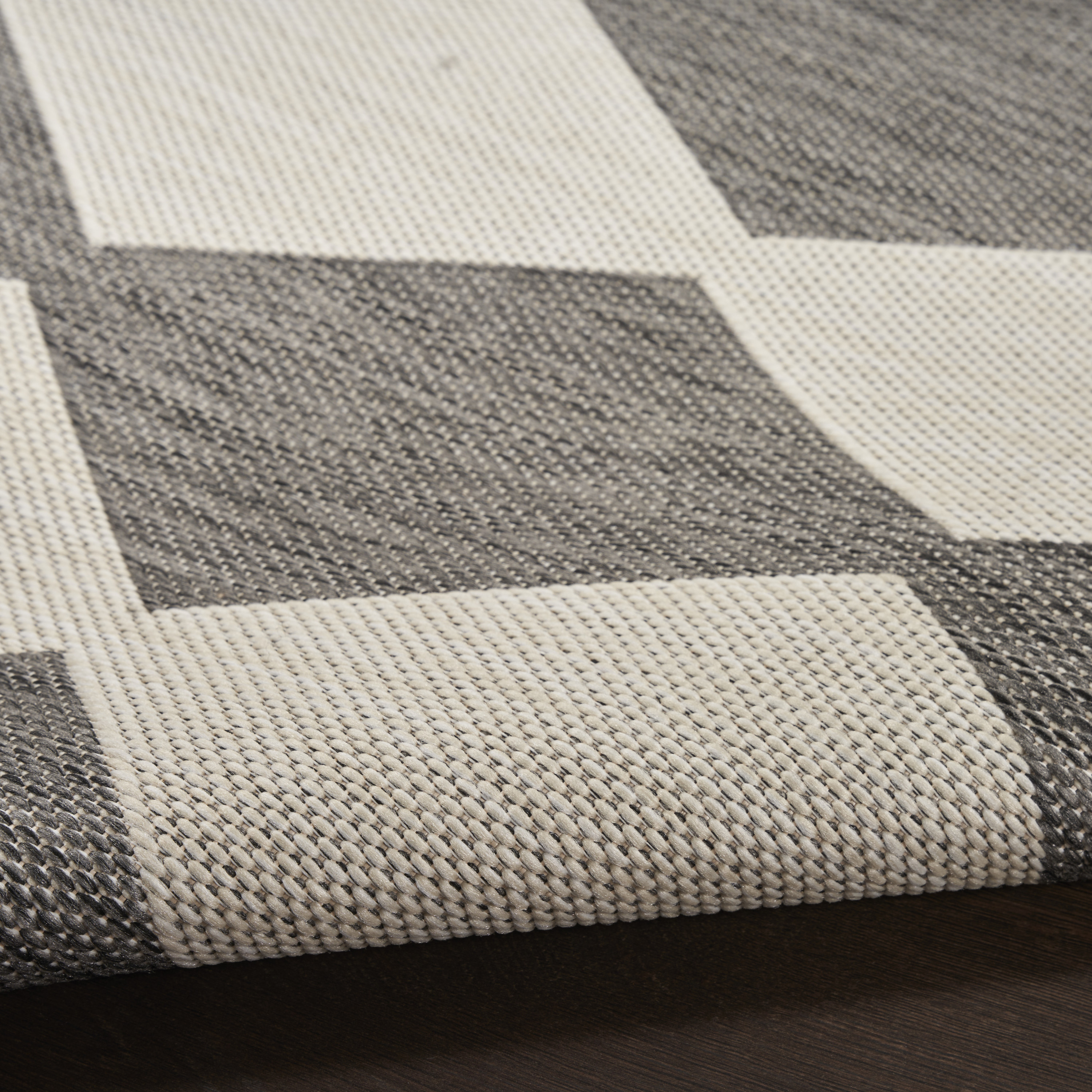 Nourison Positano 5' x 7' Charcoal Modern Rug