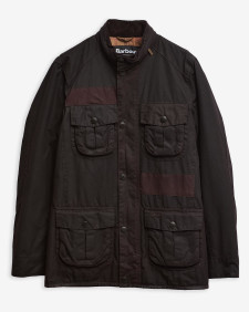 Barbour Re-Loved Corbridge Waxed Jacket - Size S Rustic
