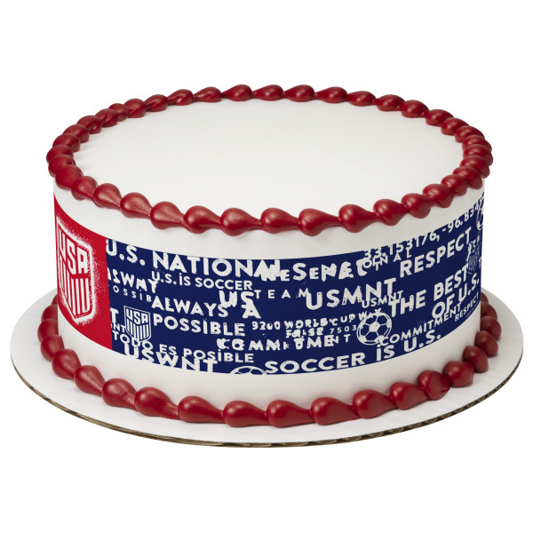 U.S. Soccer The Best of U.S. PhotoCake® Edible Image® Strips