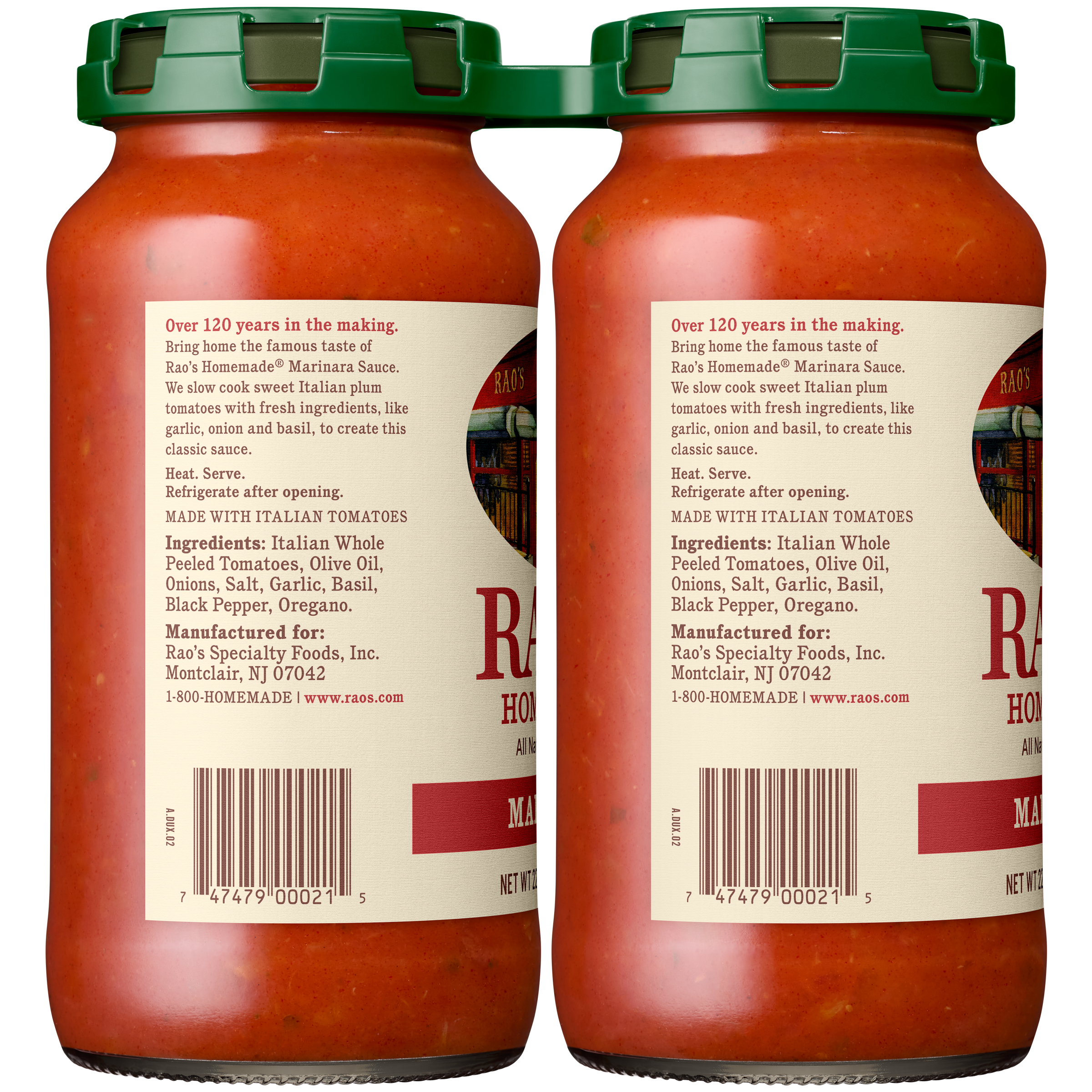 Marinara Sauce, 22 oz - Left Image