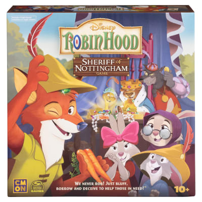 Spin Master Games, Disney Robin Hood Sheriff of Nottingham, Family Board Games, Disney Board Games for Family Night, 3-5 Players, for Ages 10 & Up
