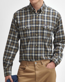 Washed Stretch Regular Trousers Stone