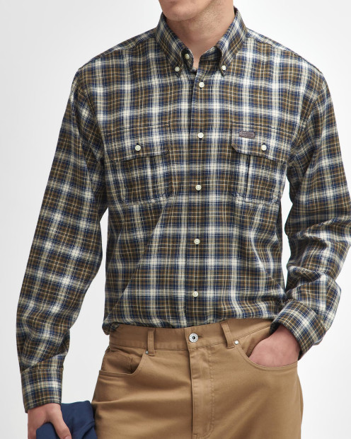 Washed Stretch Regular Trousers Stone
