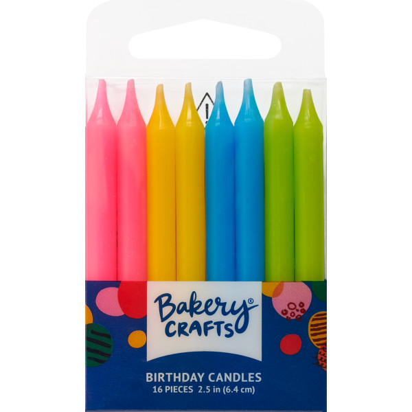 Bright Happy Birthday Letters | Specialty Candles | DecoPac