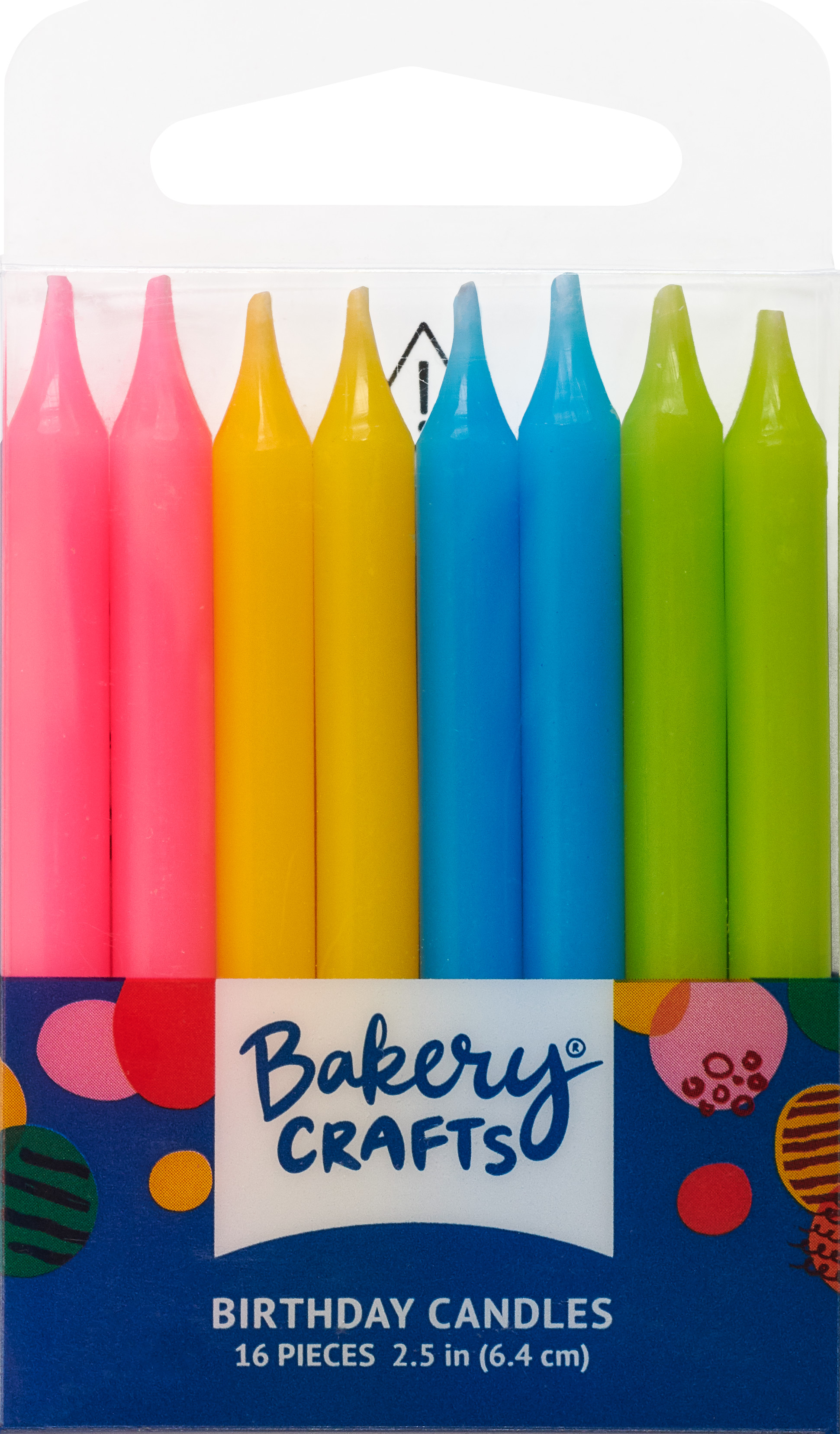 24 Smooth Candles Assorted DecoPac