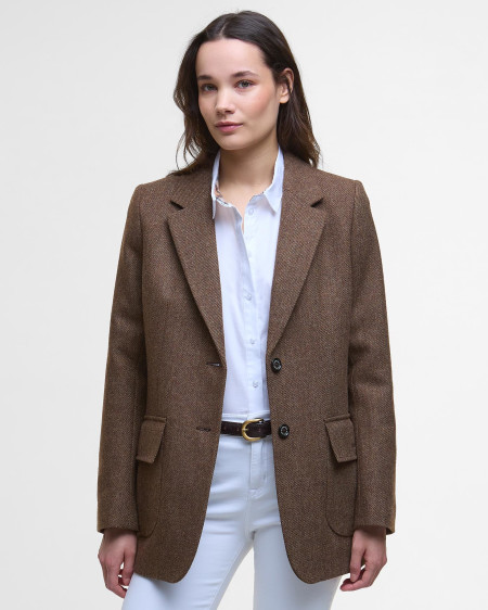 Blazer in lana leggermente aderente Elm