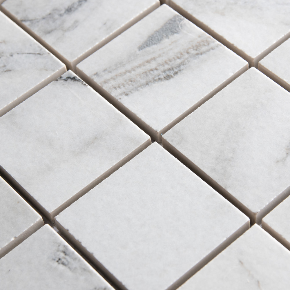 Touche 2″ Square Zebre 11-3/4 in. x 11-3/4 in. Porcelain Mosaic Tile