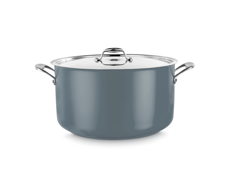 Cool Line sauce pot 24 cm stainless steel in gray with lid