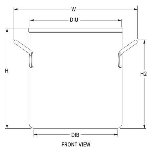 Engineering front view