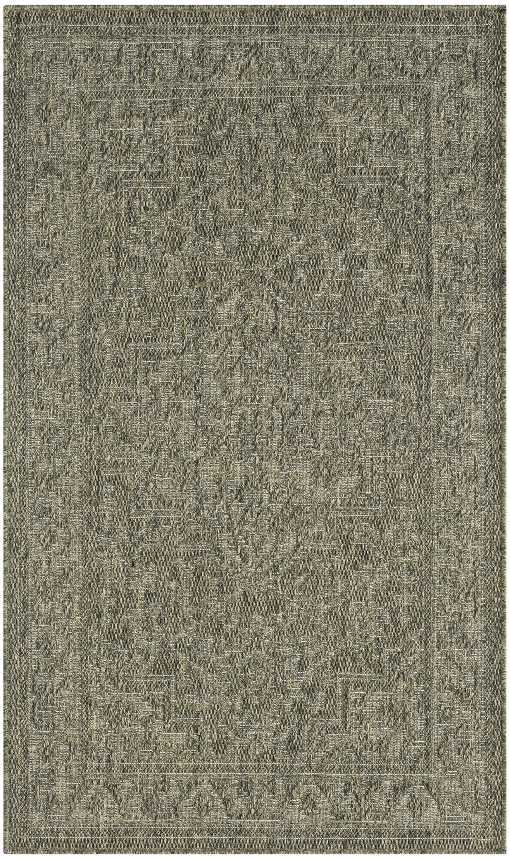 Nourison Tulum 2' x 3' Olive Outdoor Rug