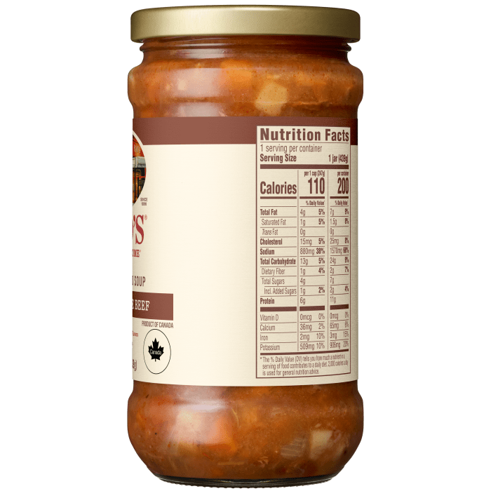 Tuscan Style Beef Stew Soup, 15.5 oz - Right Image